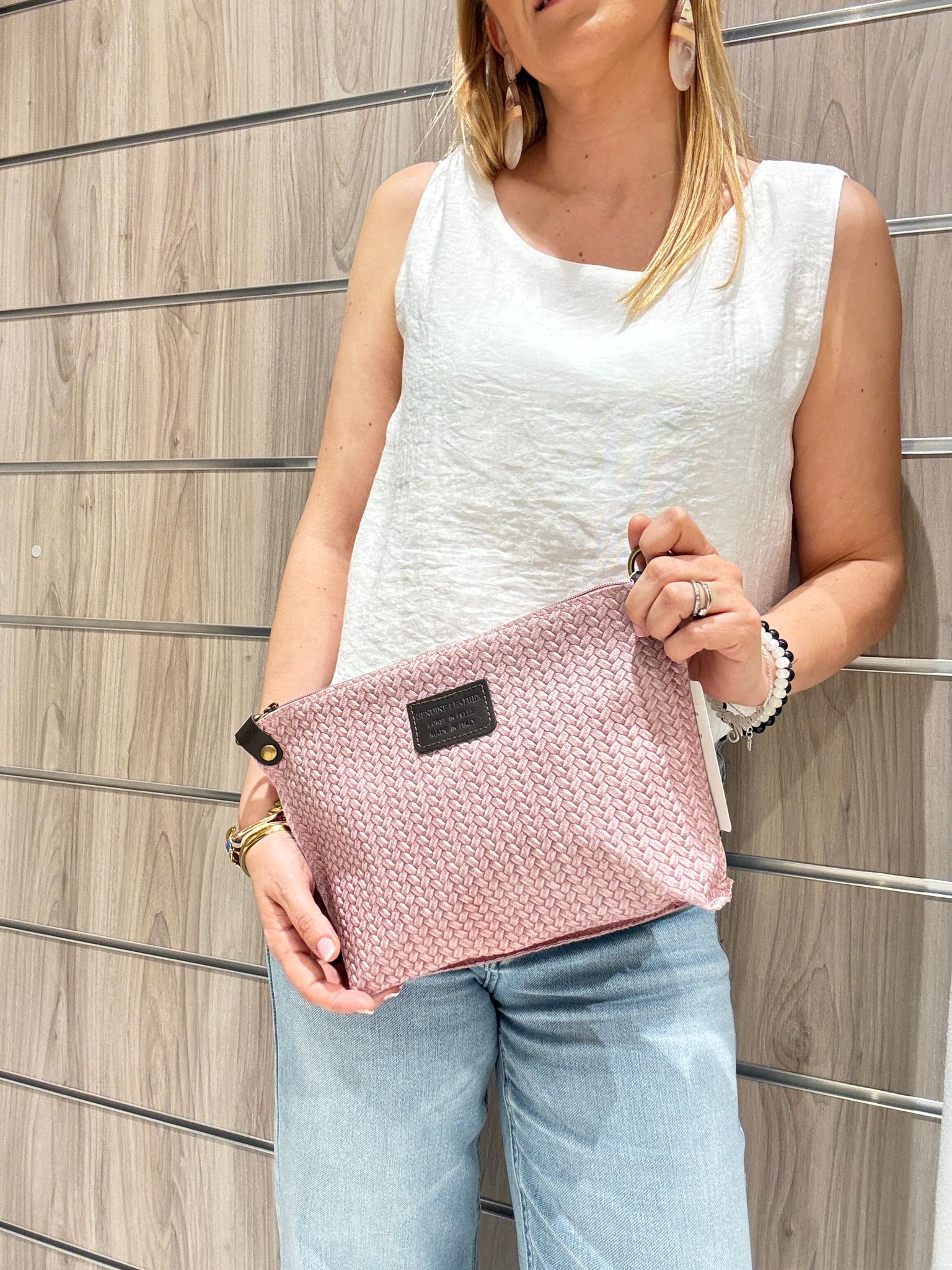 Bolso Alejandra de Piel Rosa