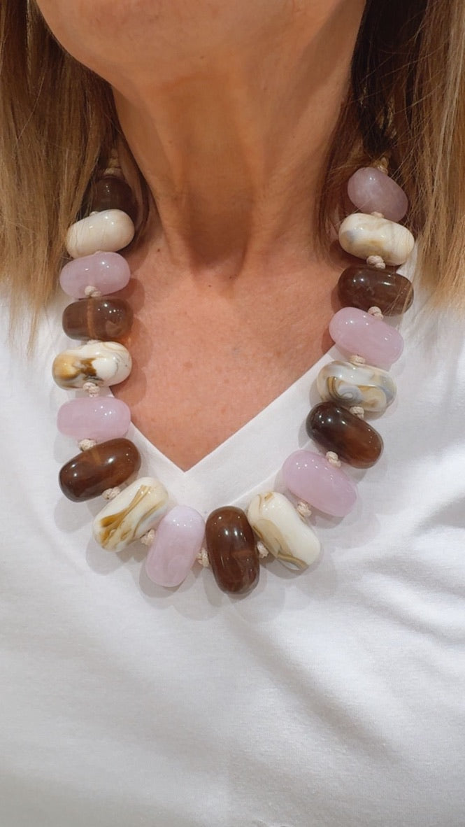 Collar Piedra Morada