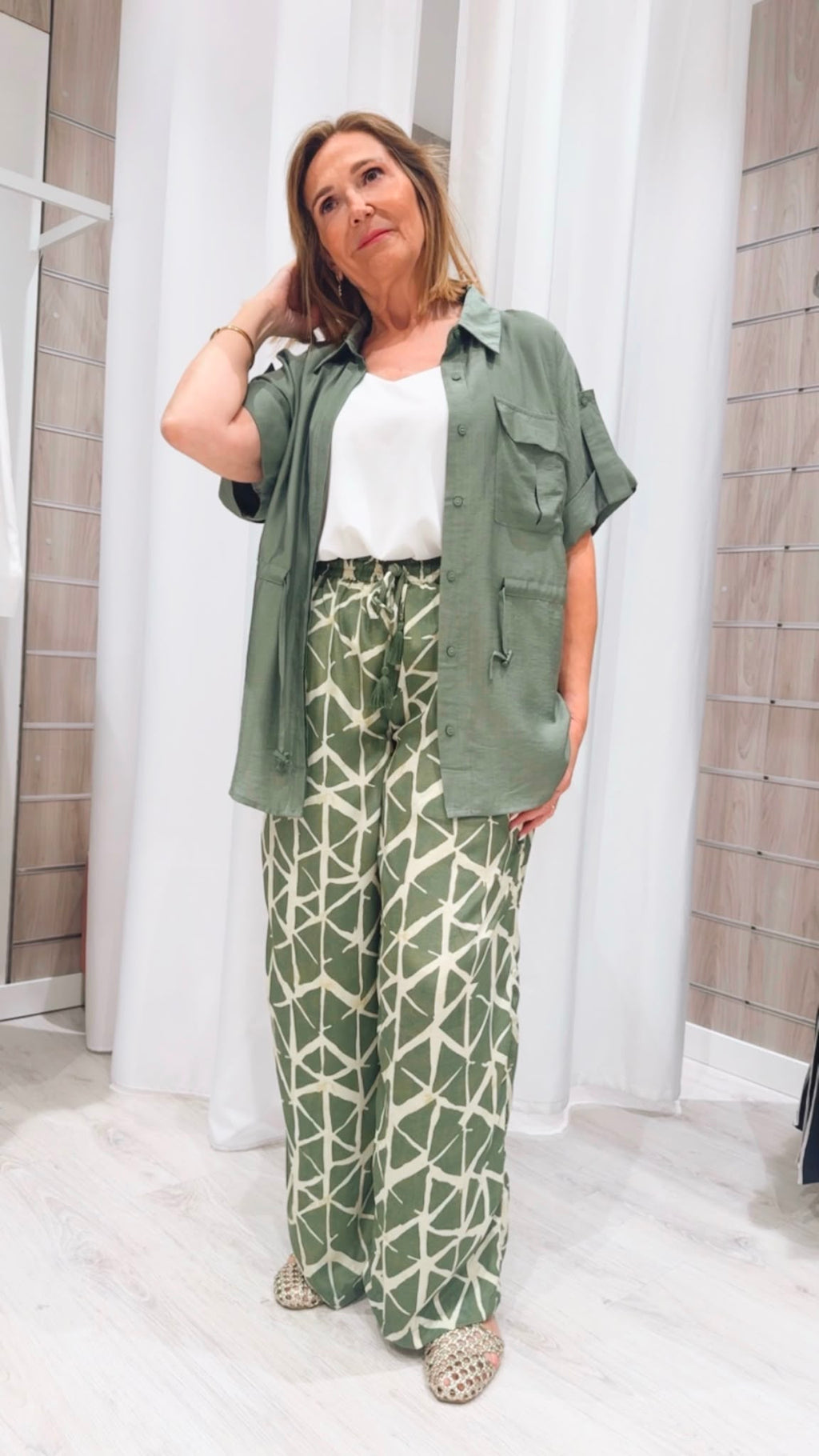 Pantalón Daniela Kaki