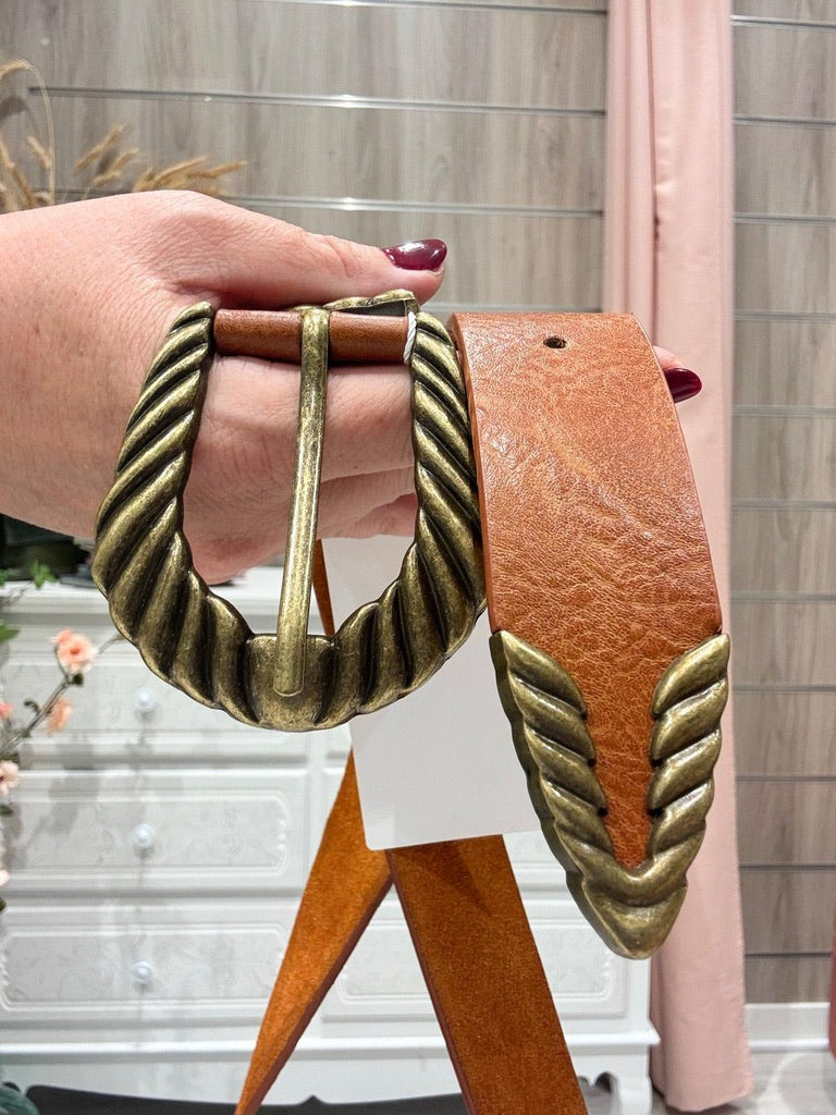 Cinturón Abril Camel