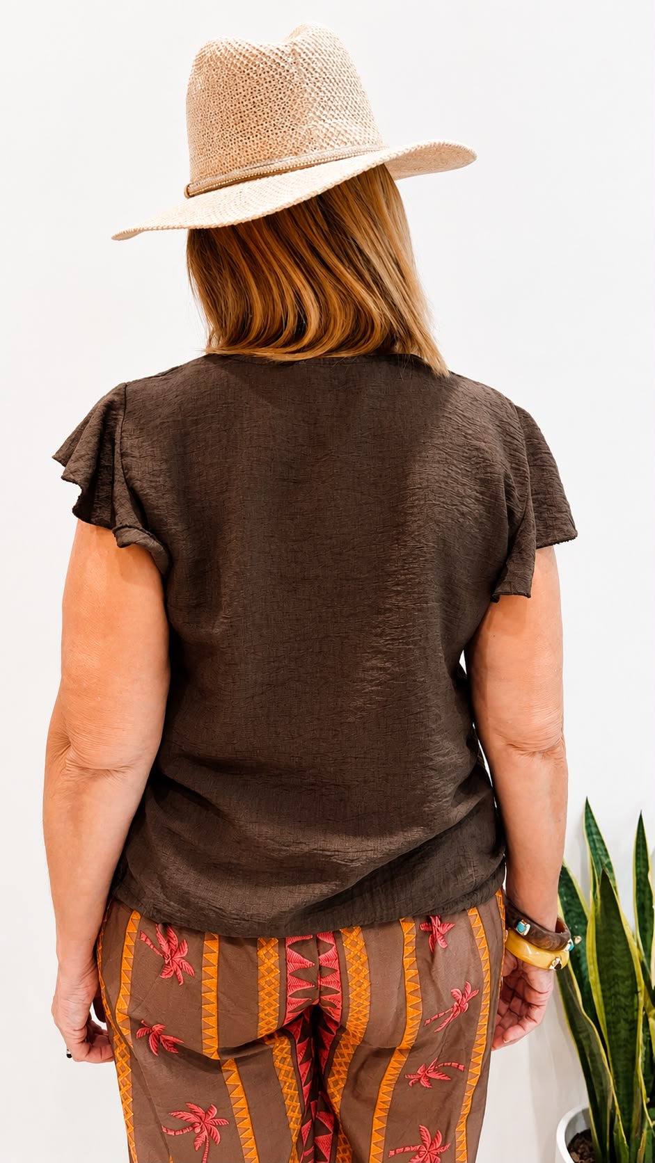 Blusa Toscana Marrón