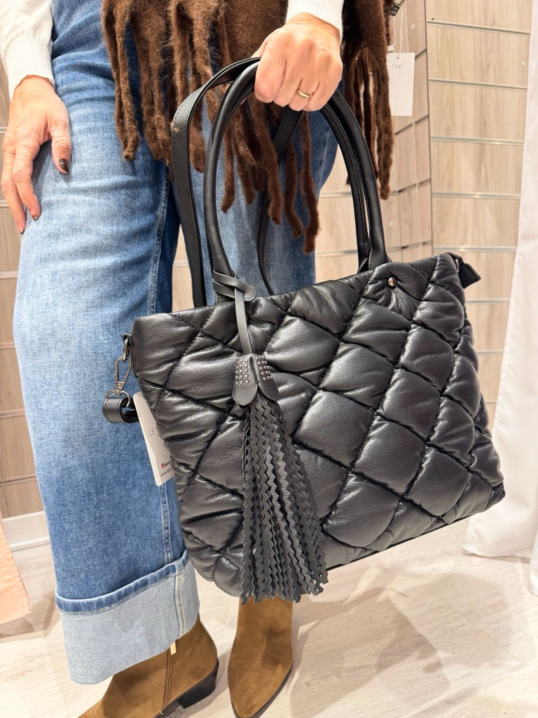 Bolso Nur Negro Acolchado