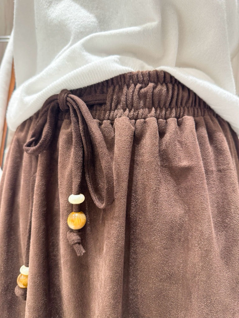 Falda Bianca Marrón