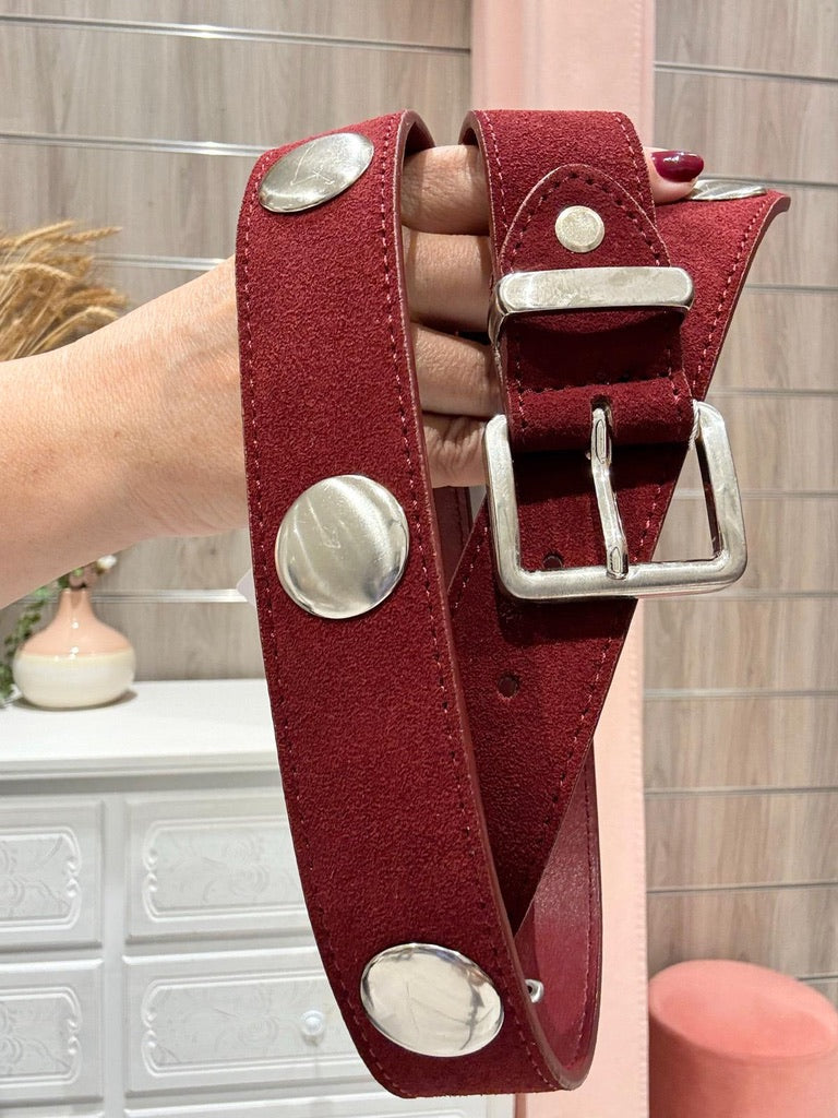 Cinturón Alma Burdeos