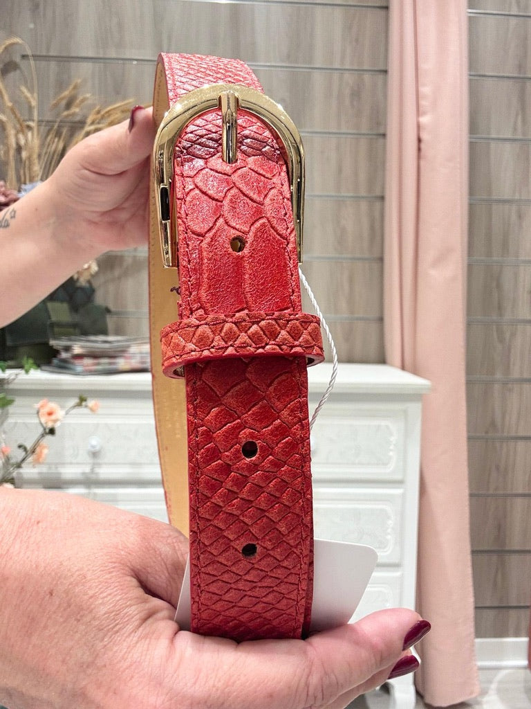 Cinturón Amaya Rojo