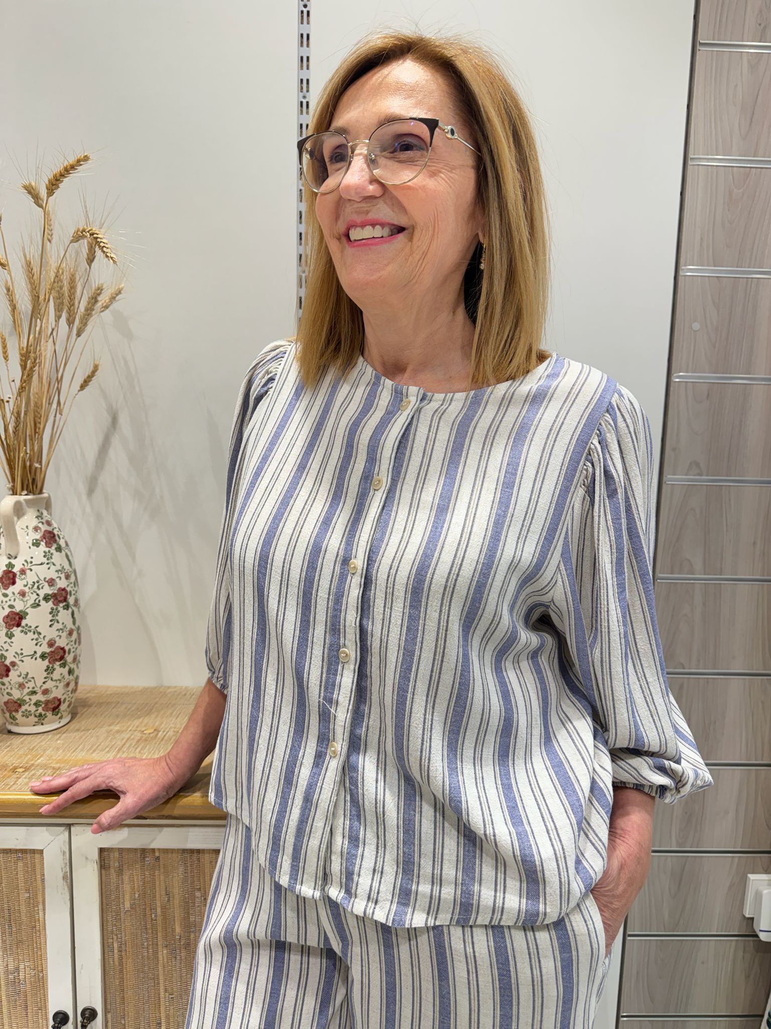 Camisa Pilar Azul