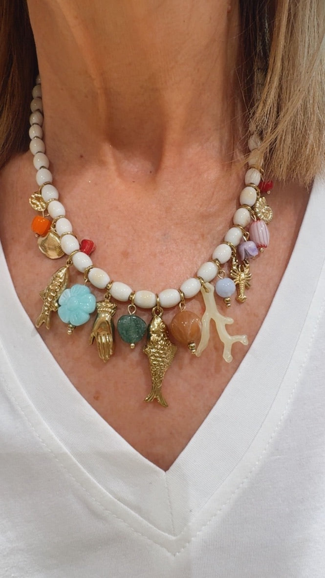 Collar Leonor Beige