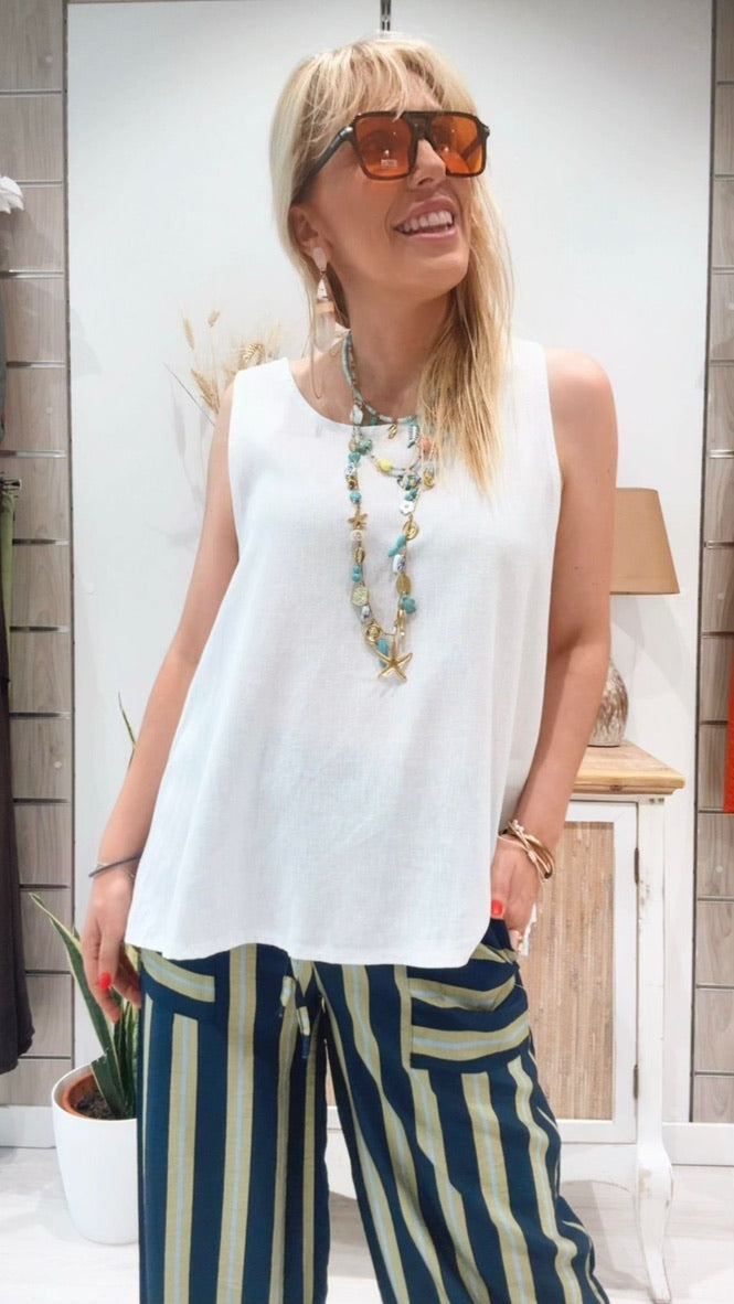 Blusa Fiorela Blanca
