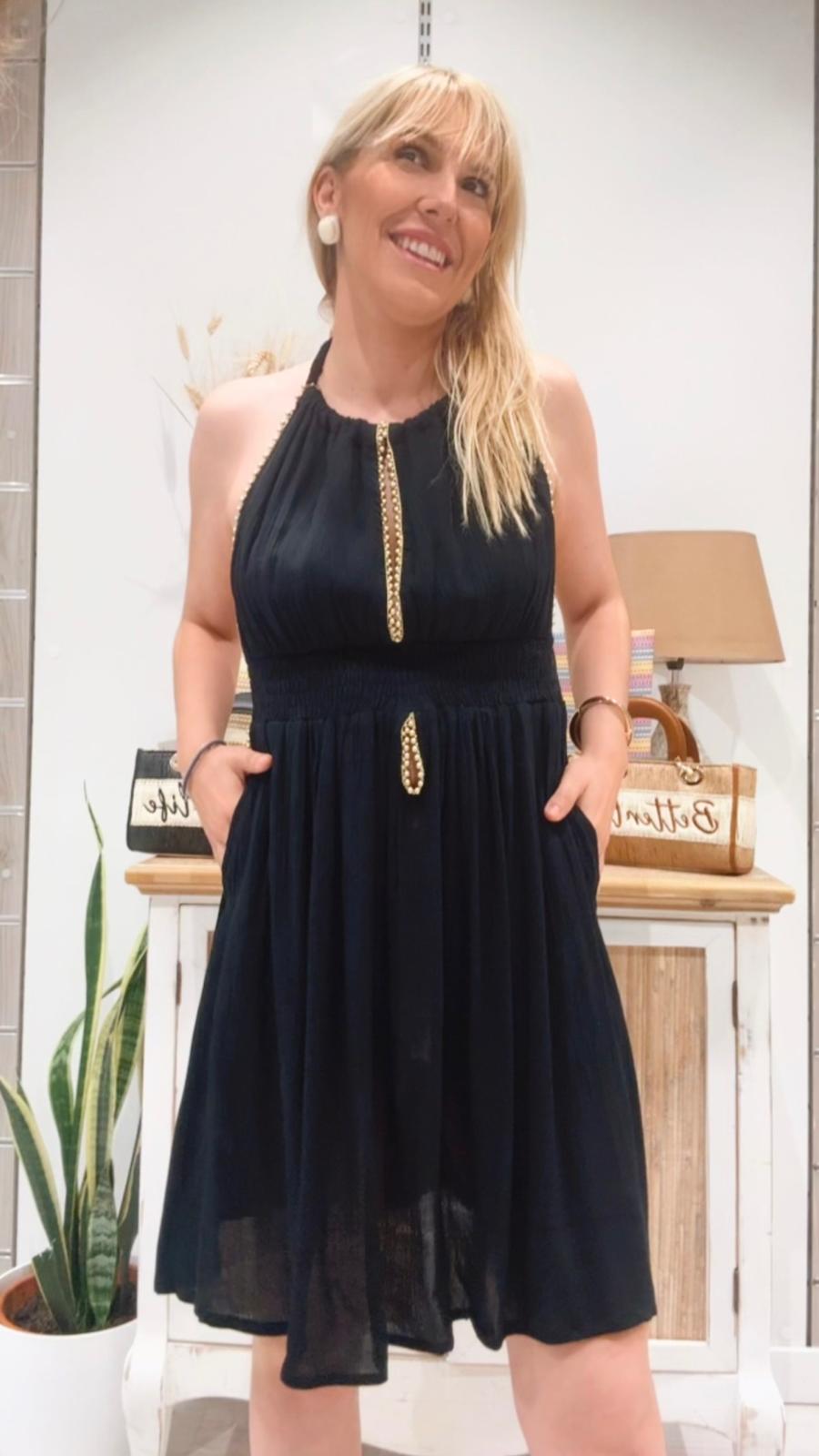 Vestido Madeira Negro