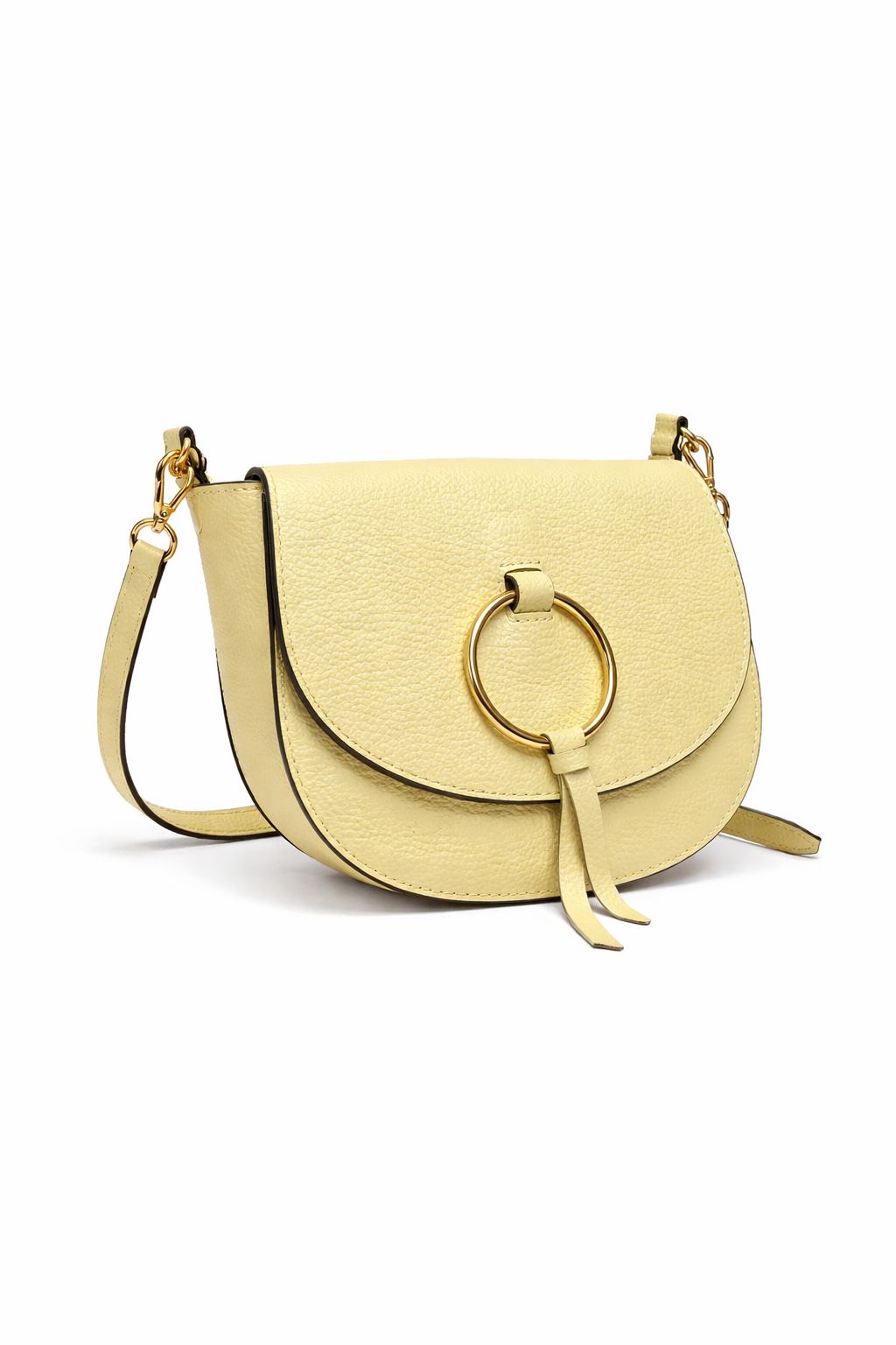 Bolso Catalina de Piel Amarillo