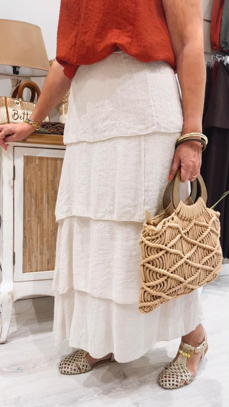 Falda Sasha Beige