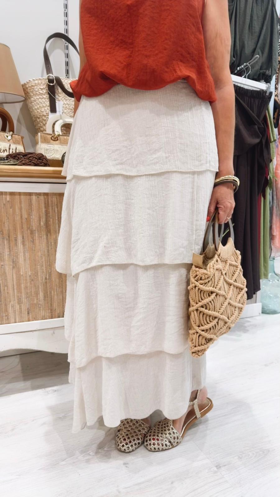 Falda Sasha Beige