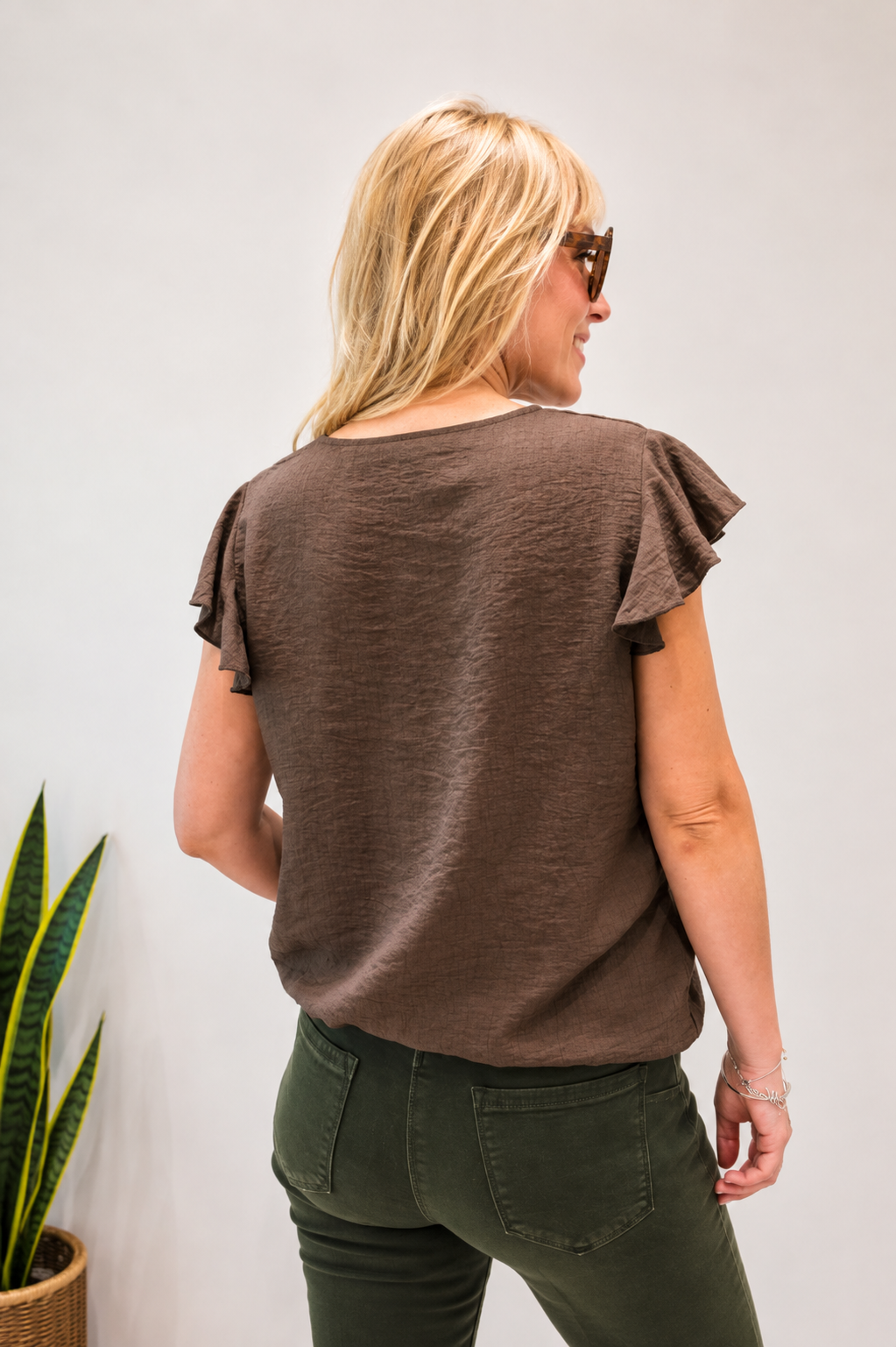 Blusa Toscana Marrón