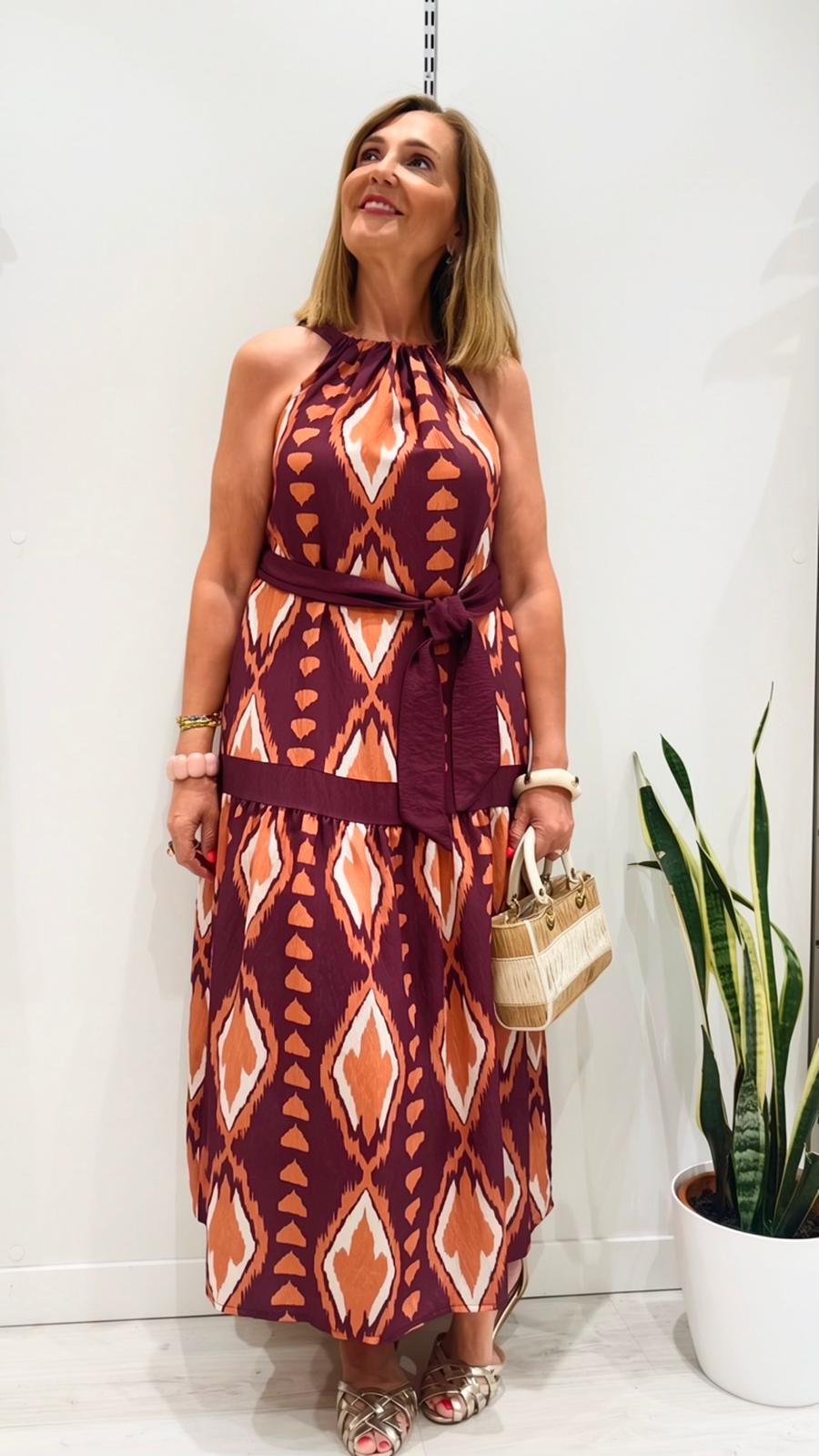 Vestido Alina Burdeos