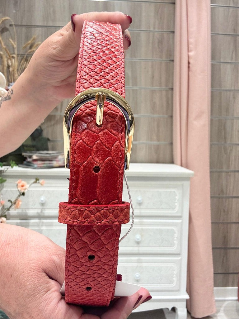 Cinturón Amaya Rojo