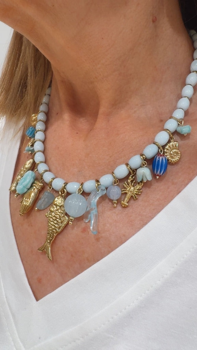 Collar Leonor Azul