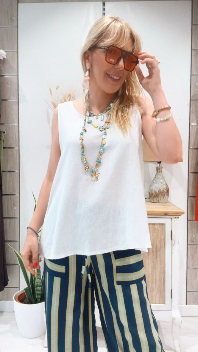 Blusa Fiorela Blanca