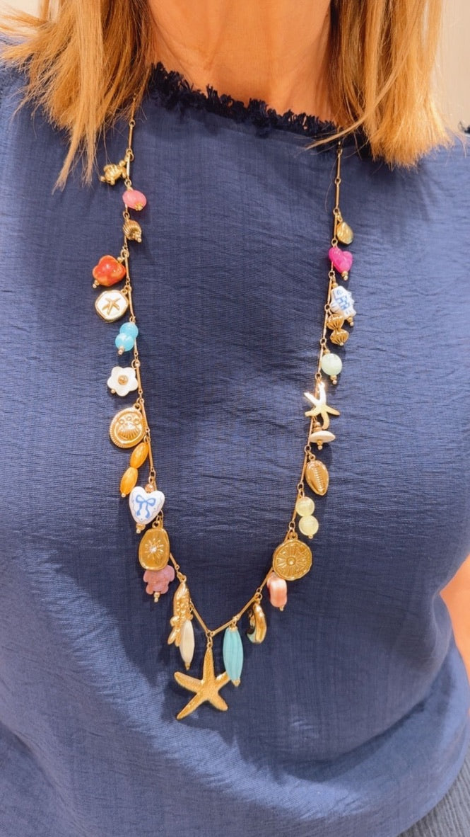 Collar Patricia Rosa