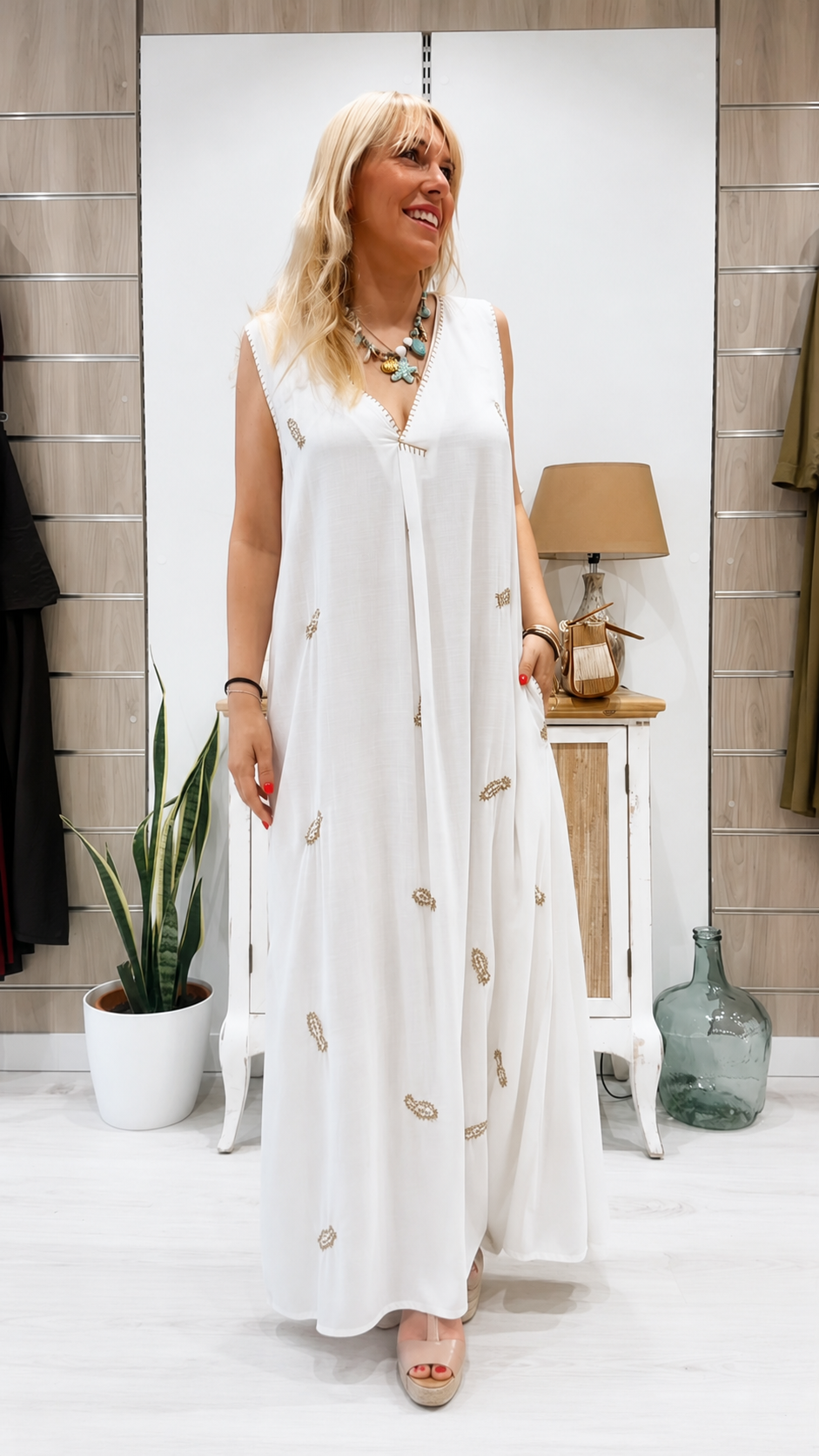 Vestido Albania Blanco