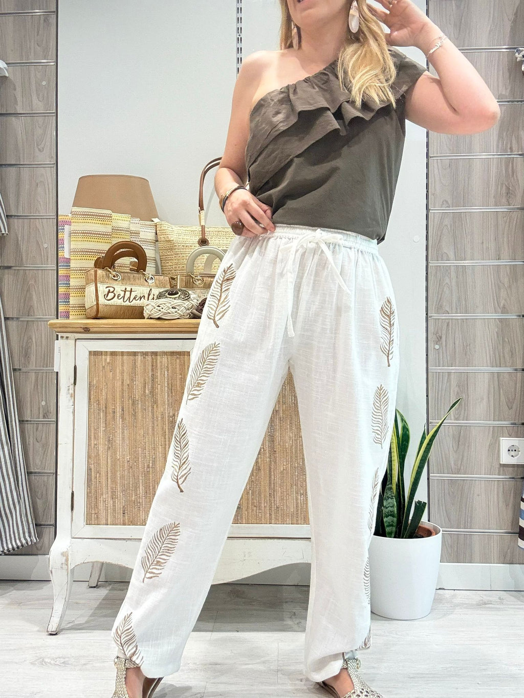 Pantalón Toscana Blanco