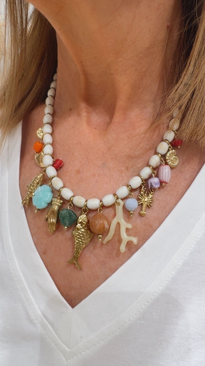 Collar Leonor Beige