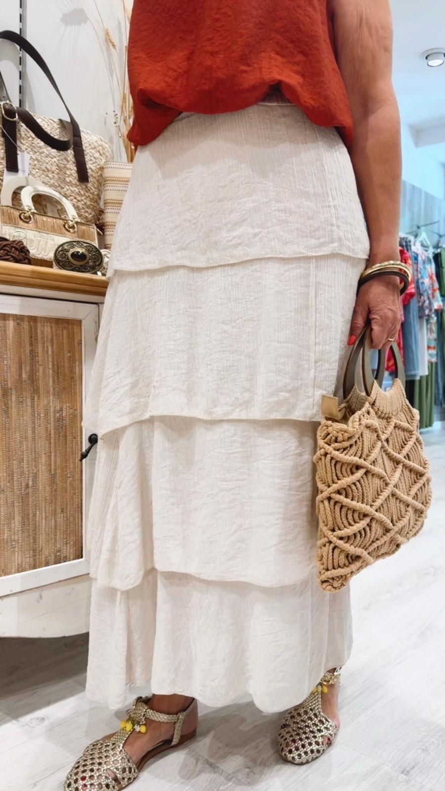 Falda Sasha Beige