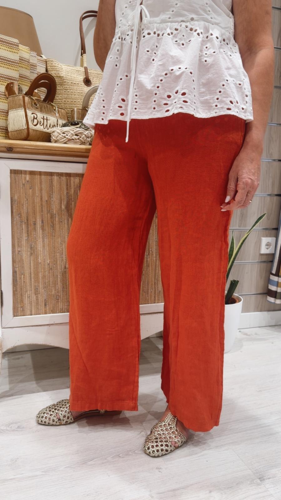 Pantalón Abril Teja