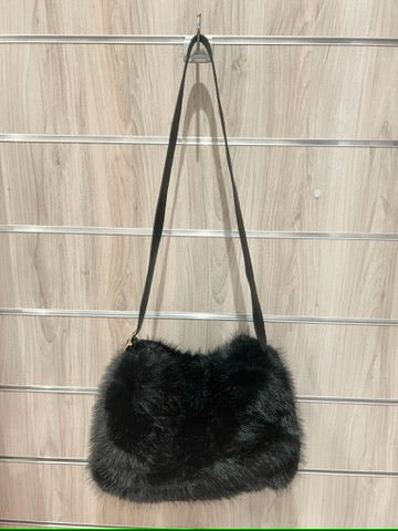 Bolso Bandolera Pelo Negro