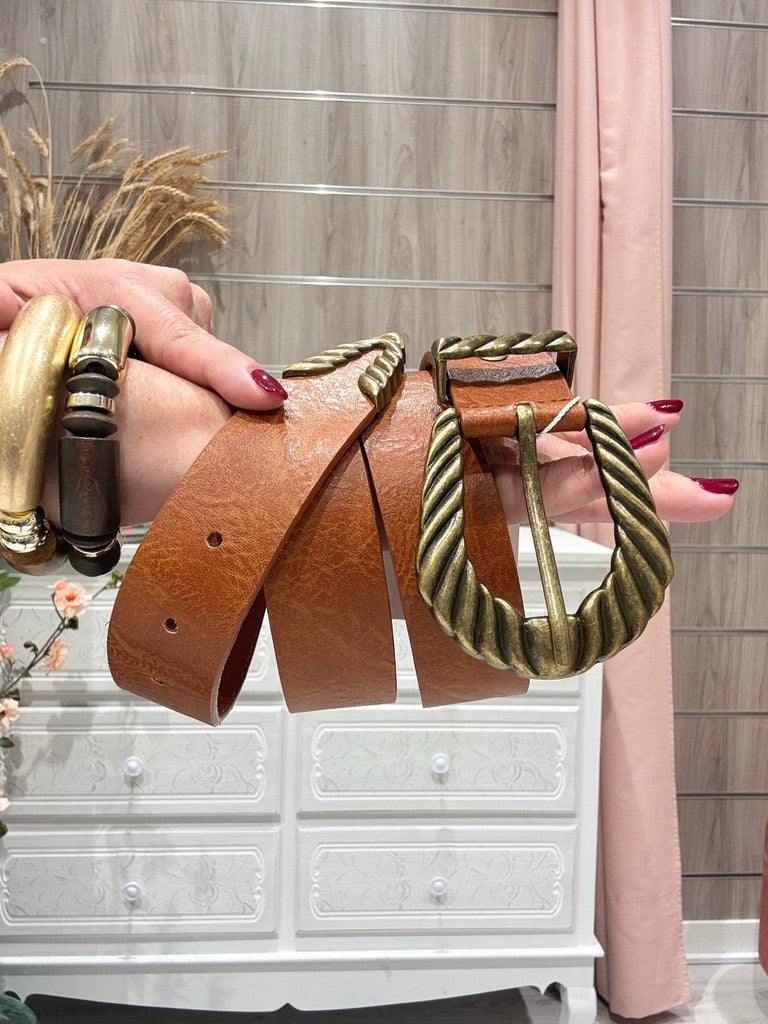 Cinturón Abril Camel