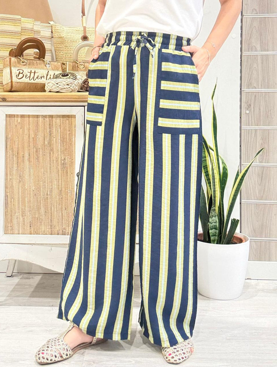 Pantalón Malta Azul