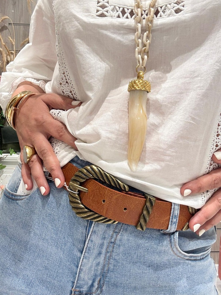 Cinturón Abril Camel