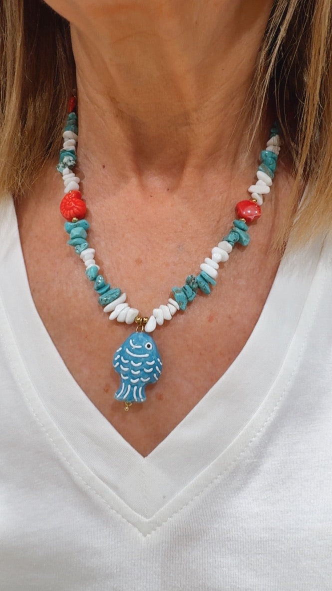 Collar Lola Azul