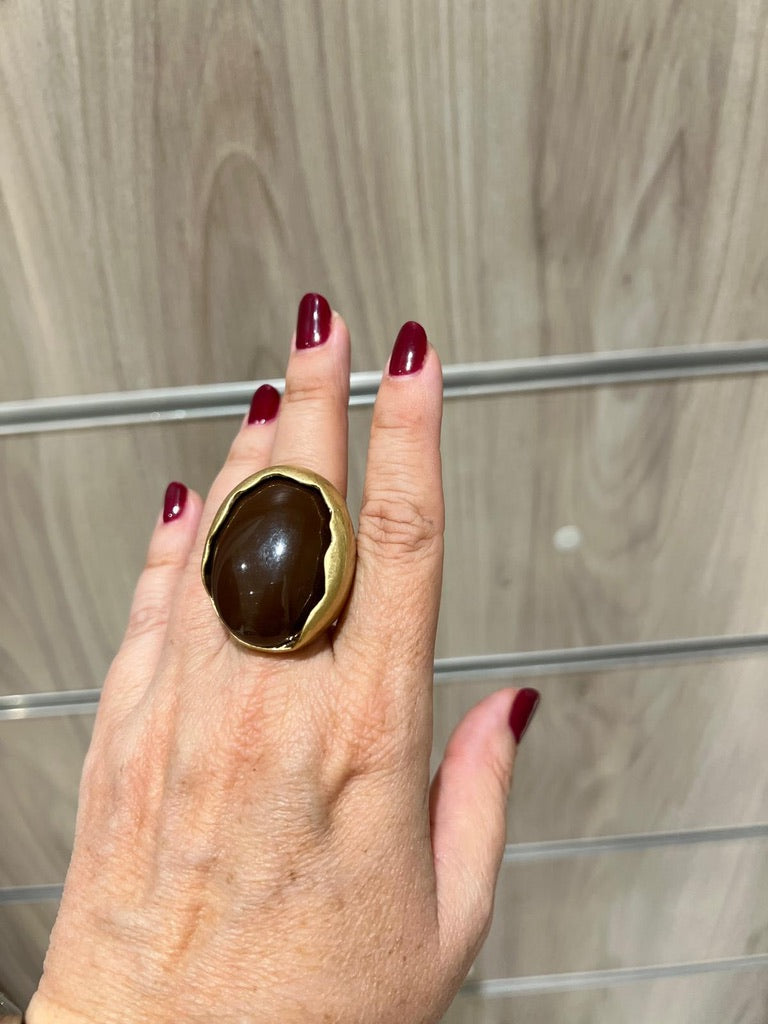 Anillo Marta  Marrón