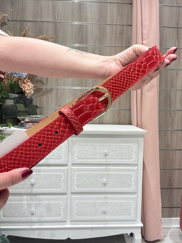 Cinturón Amaya Rojo