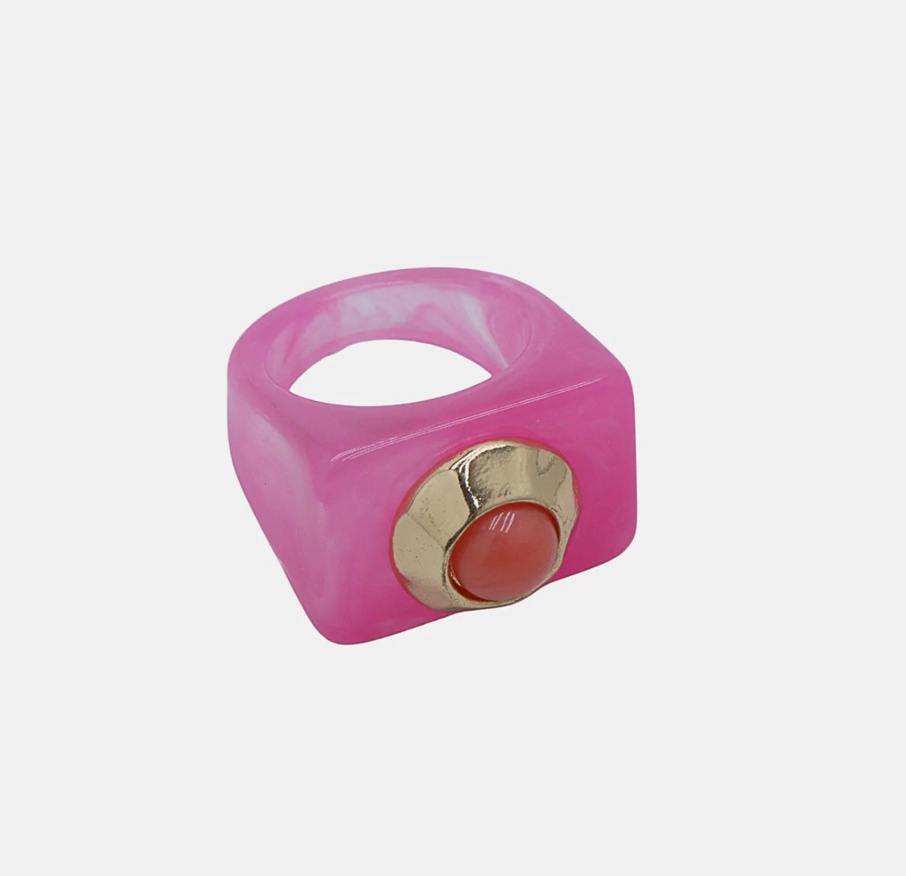 Anillo Mar Rosa Círculo