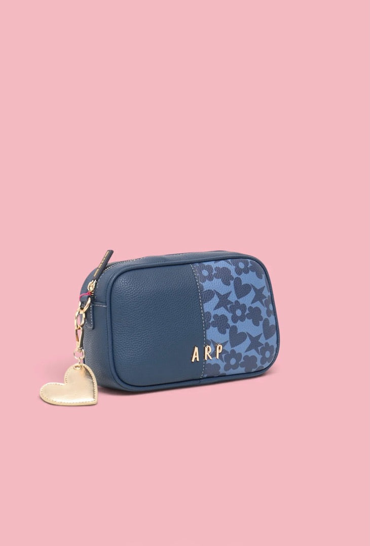 Bandolera Doble Estampada Azul – Ágatha Ruiz de la Prada