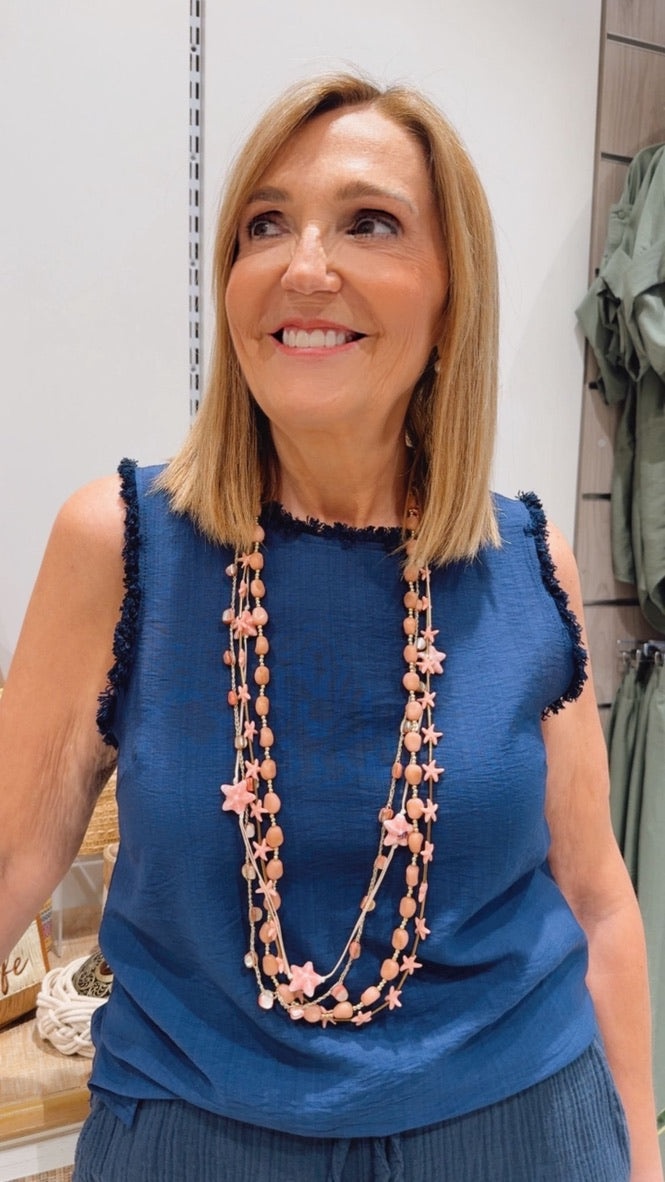 Collar Estrella Rosa