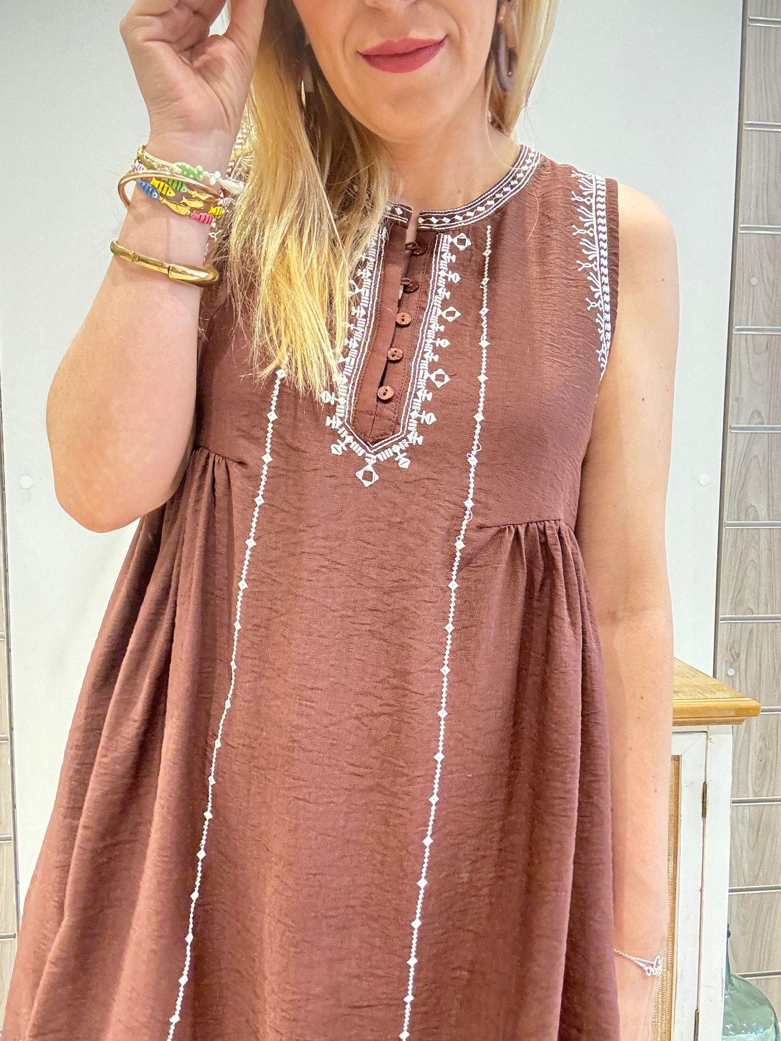 Vestido Lur Marrón