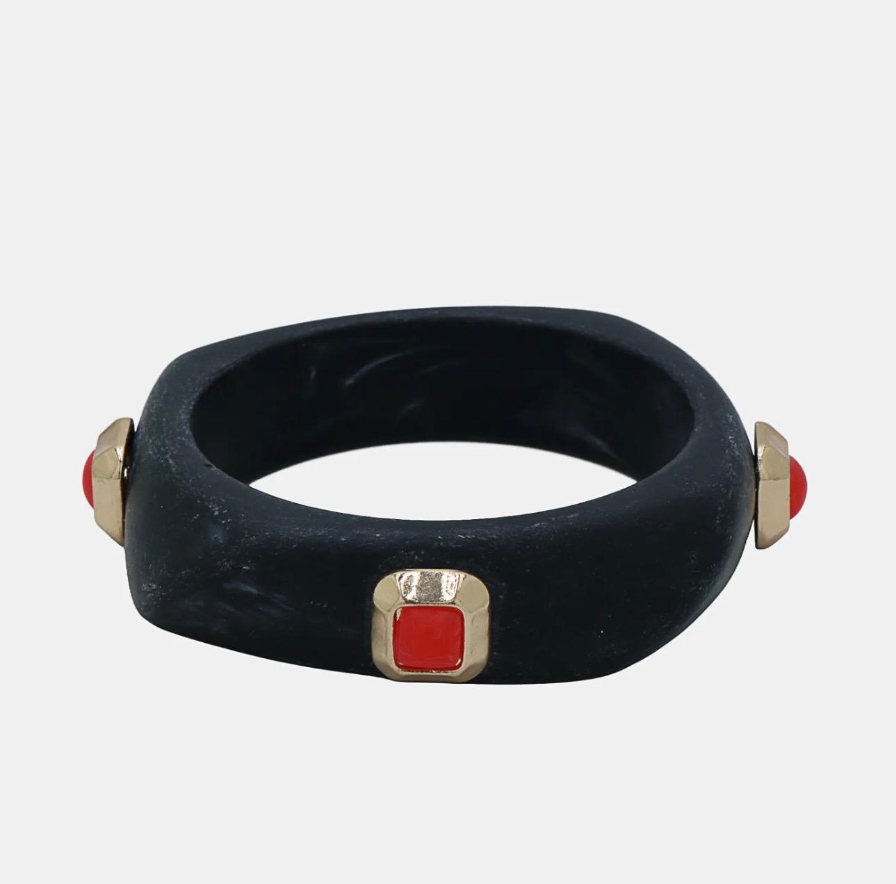 Brazalete Jenni Negro Cuadrado