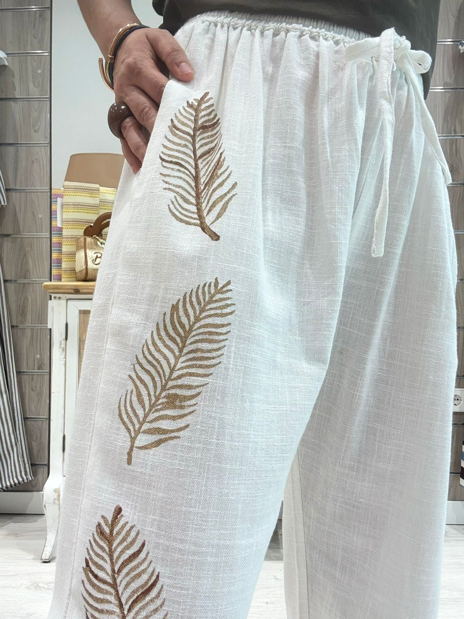 Pantalón Toscana Blanco