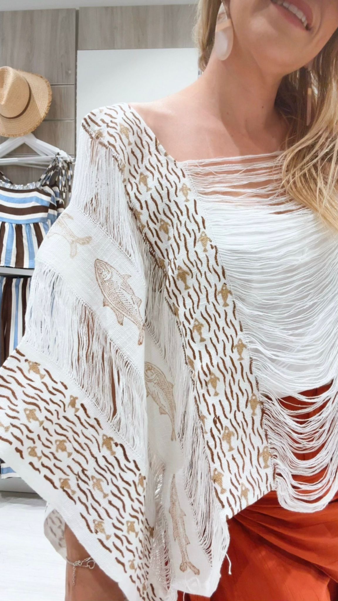 Blusa Saba Blanca Calada 100% Algodón | Le Munir