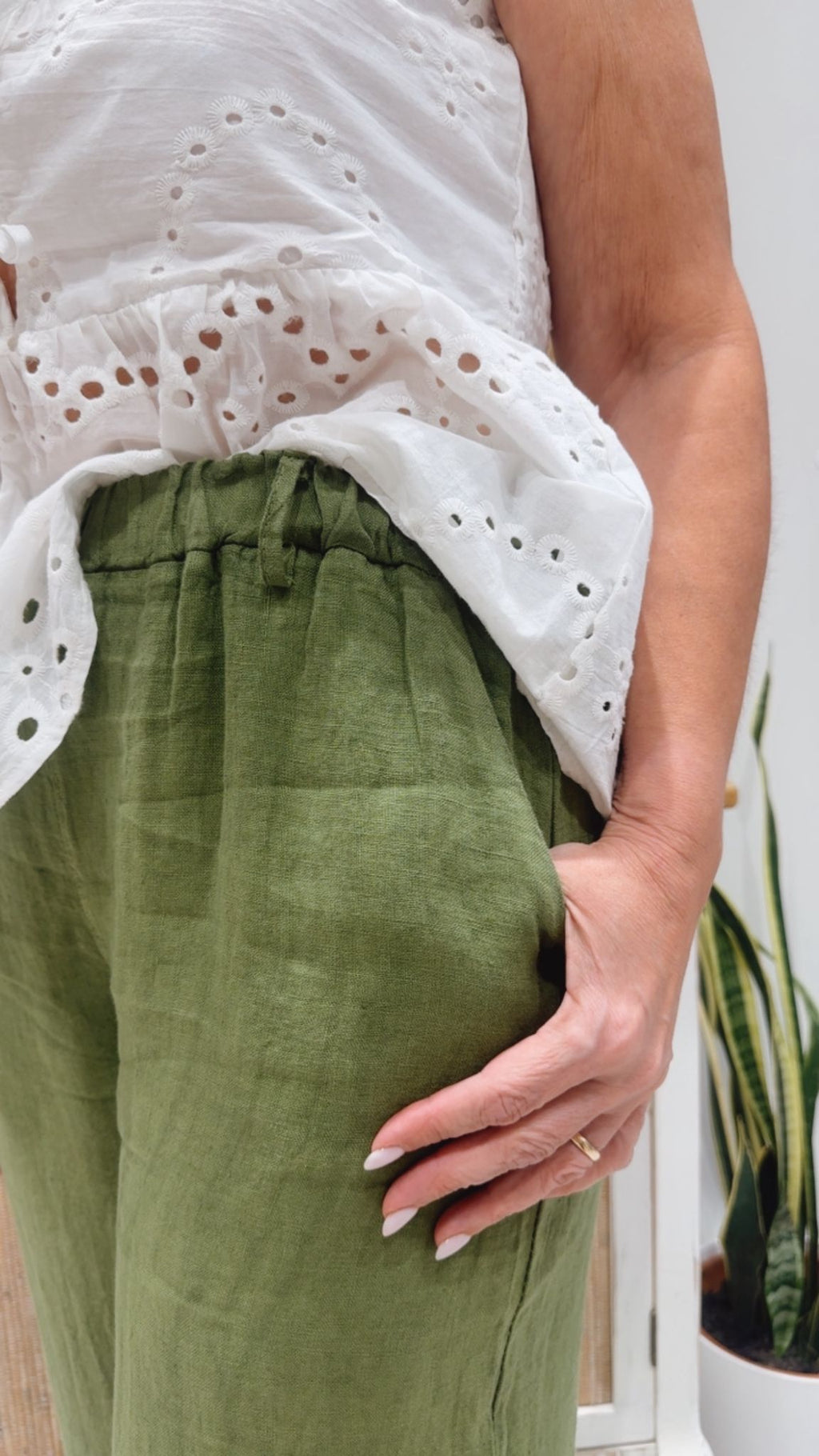 Pantalón Abril Verde
