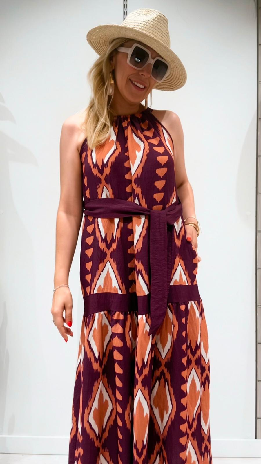 Vestido Alina Burdeos