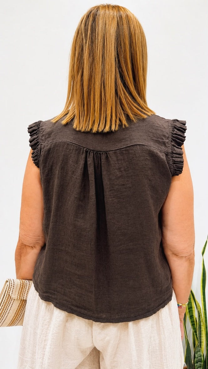 Camisa Vittoria Marrón