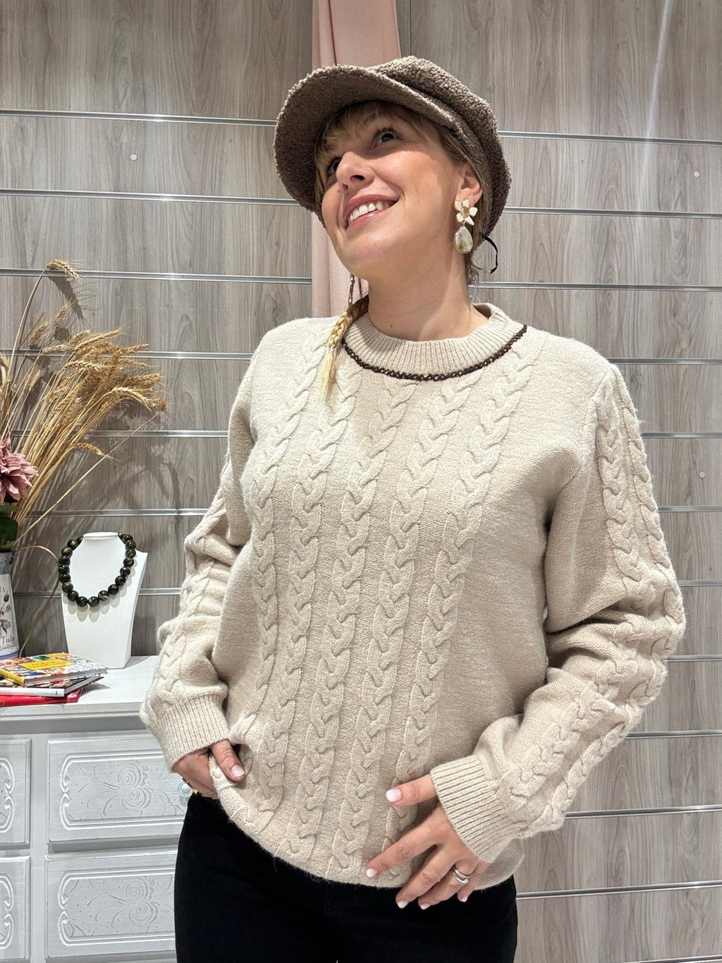 Jersey Florencia Beige