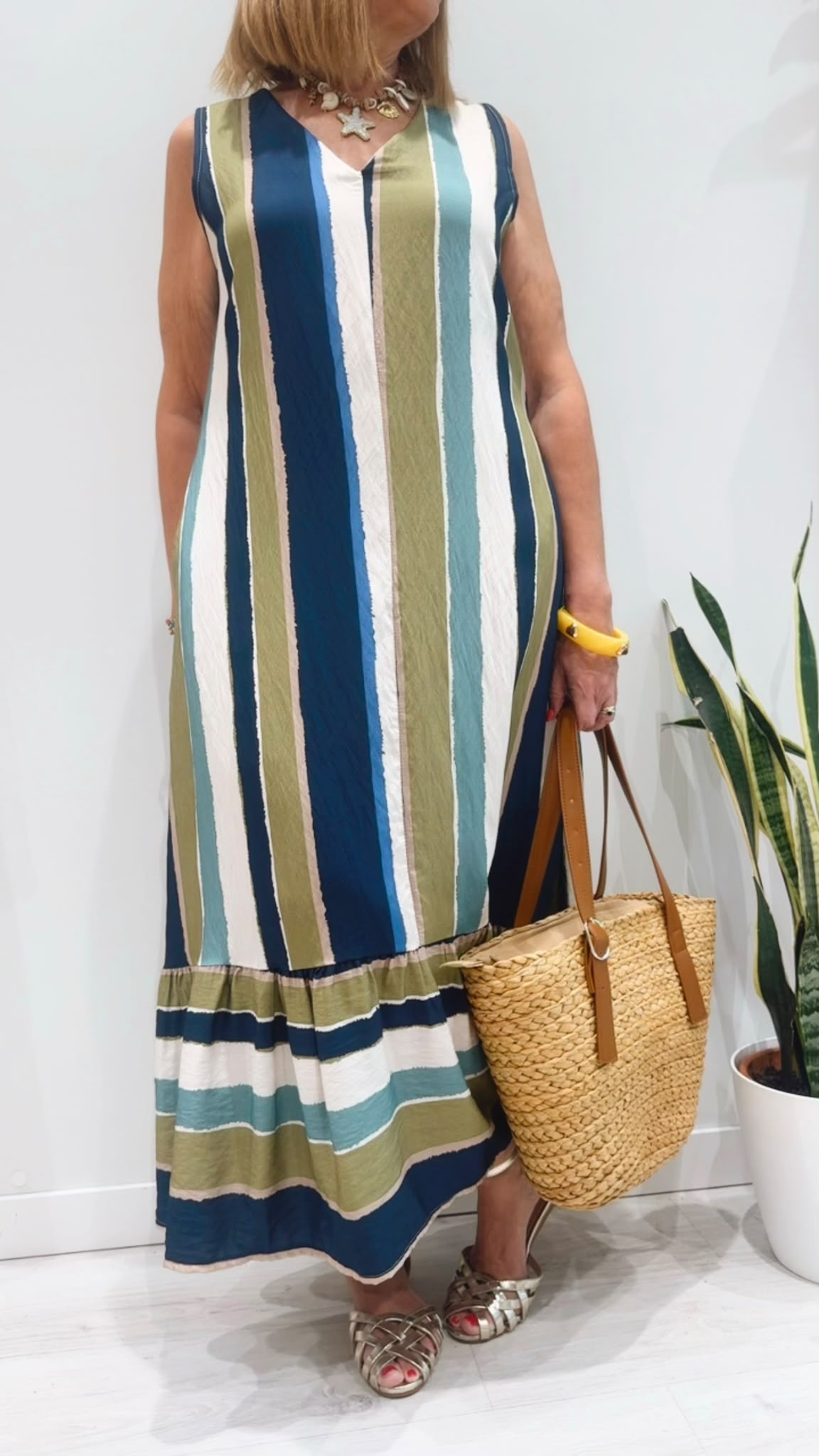 Vestido Maya Celeste