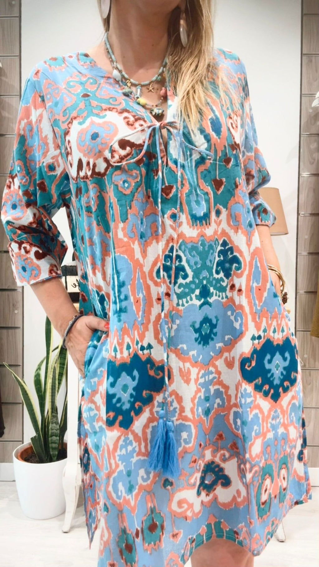 Vestido Java Azul