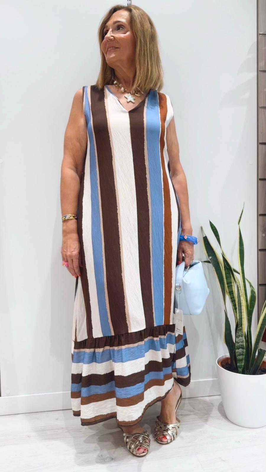Vestido Maya Azul