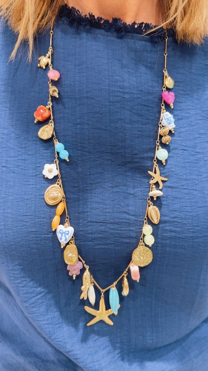 Collar Patricia Rosa