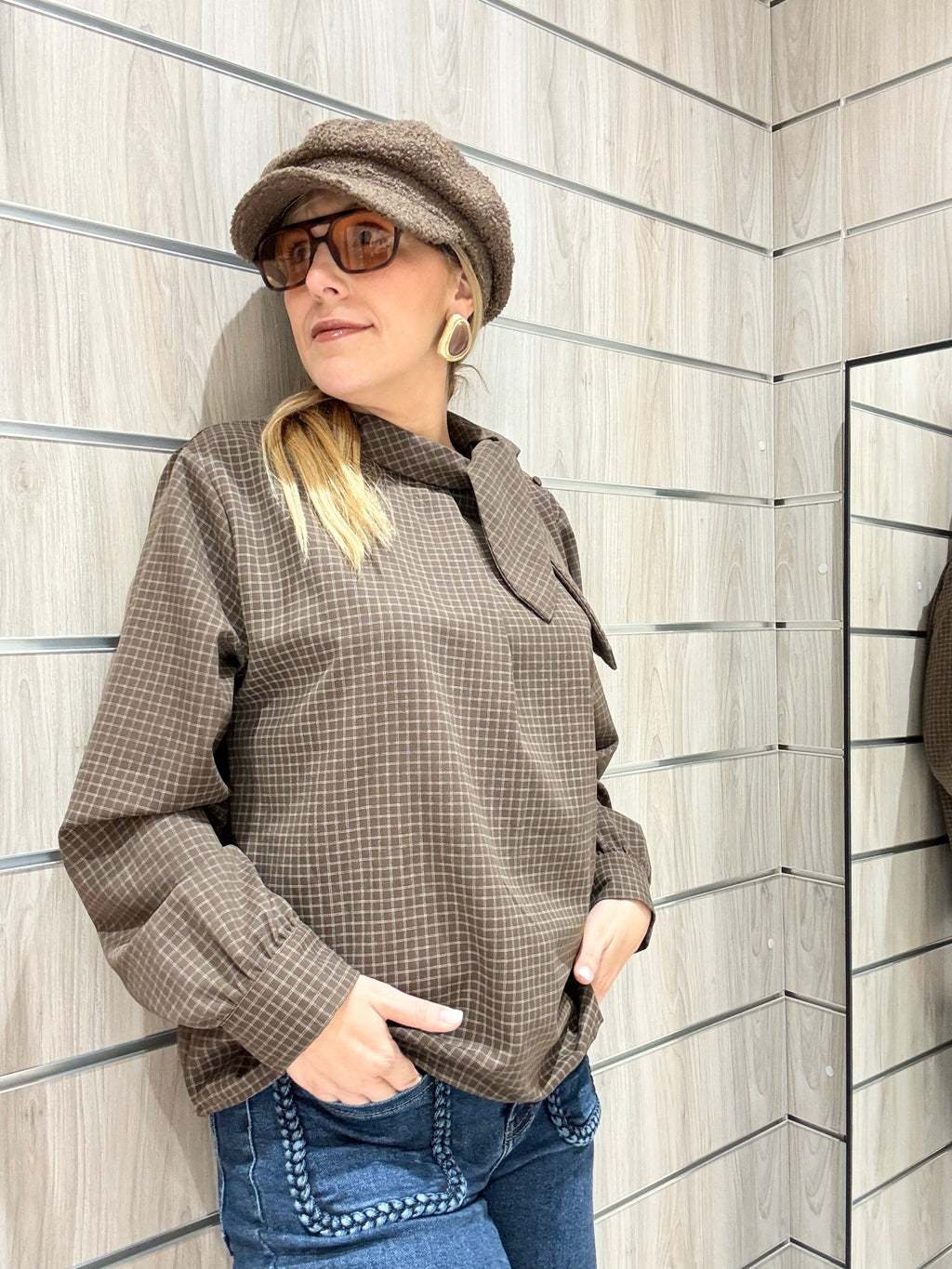 Blusa Patricia Marrón